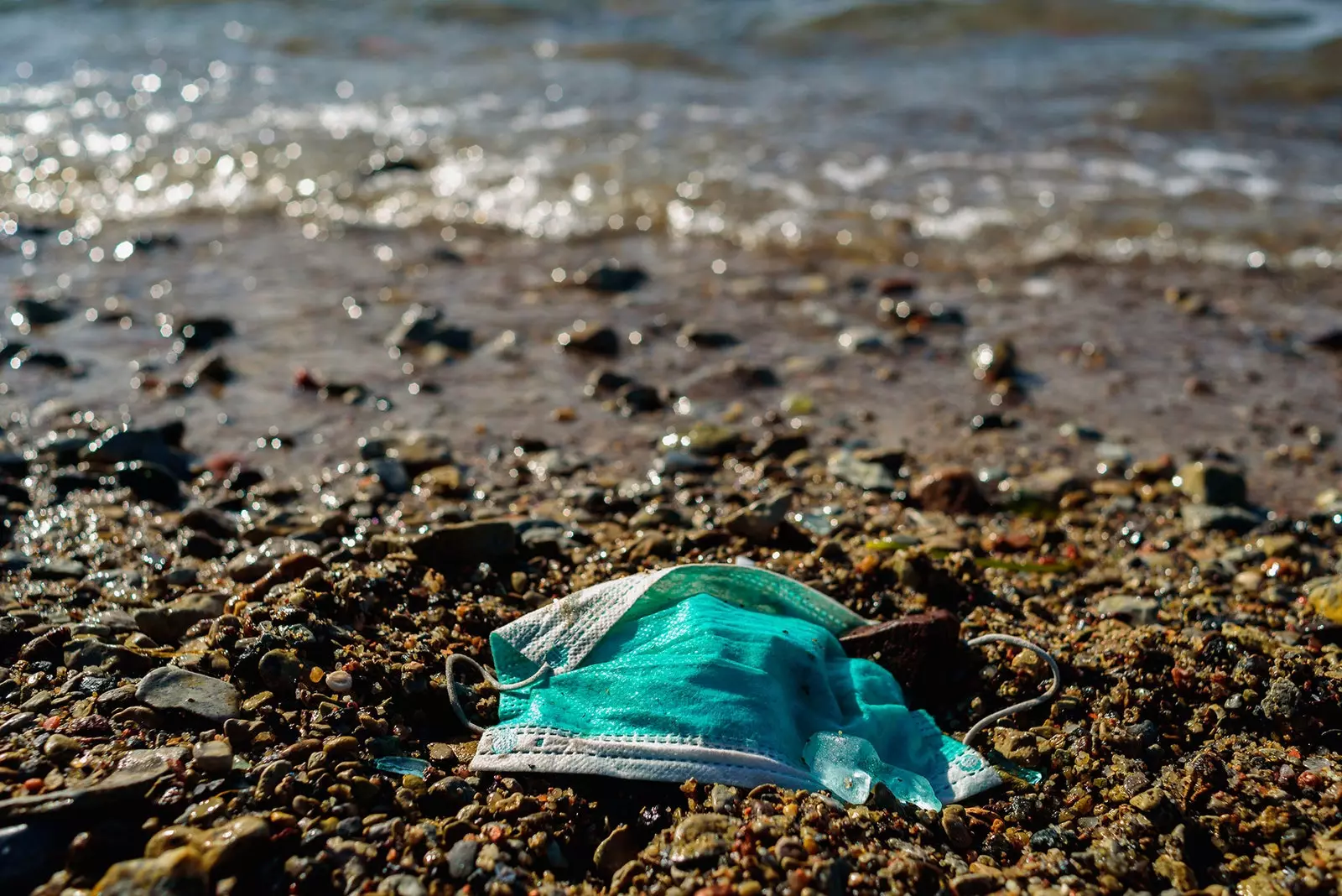 Mais máscaras no mar do que a próxima pandemia na boca