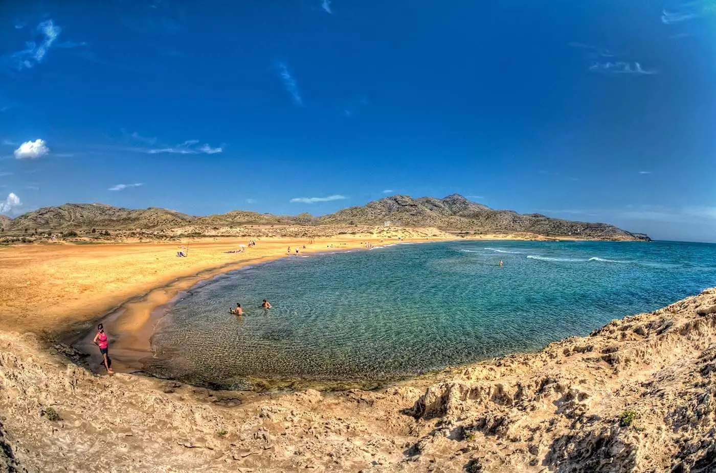 Praia de Calblanque em Múrcia