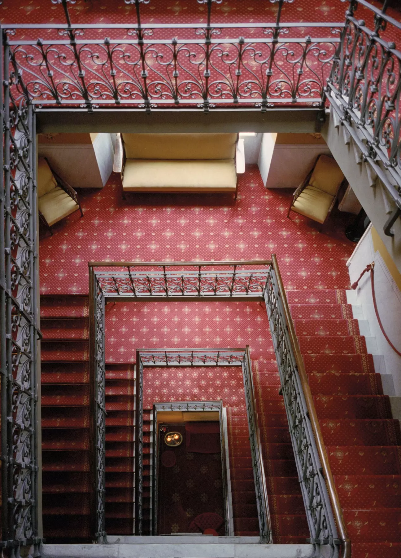 Escadaria do Grand Hotel Tremezzo.