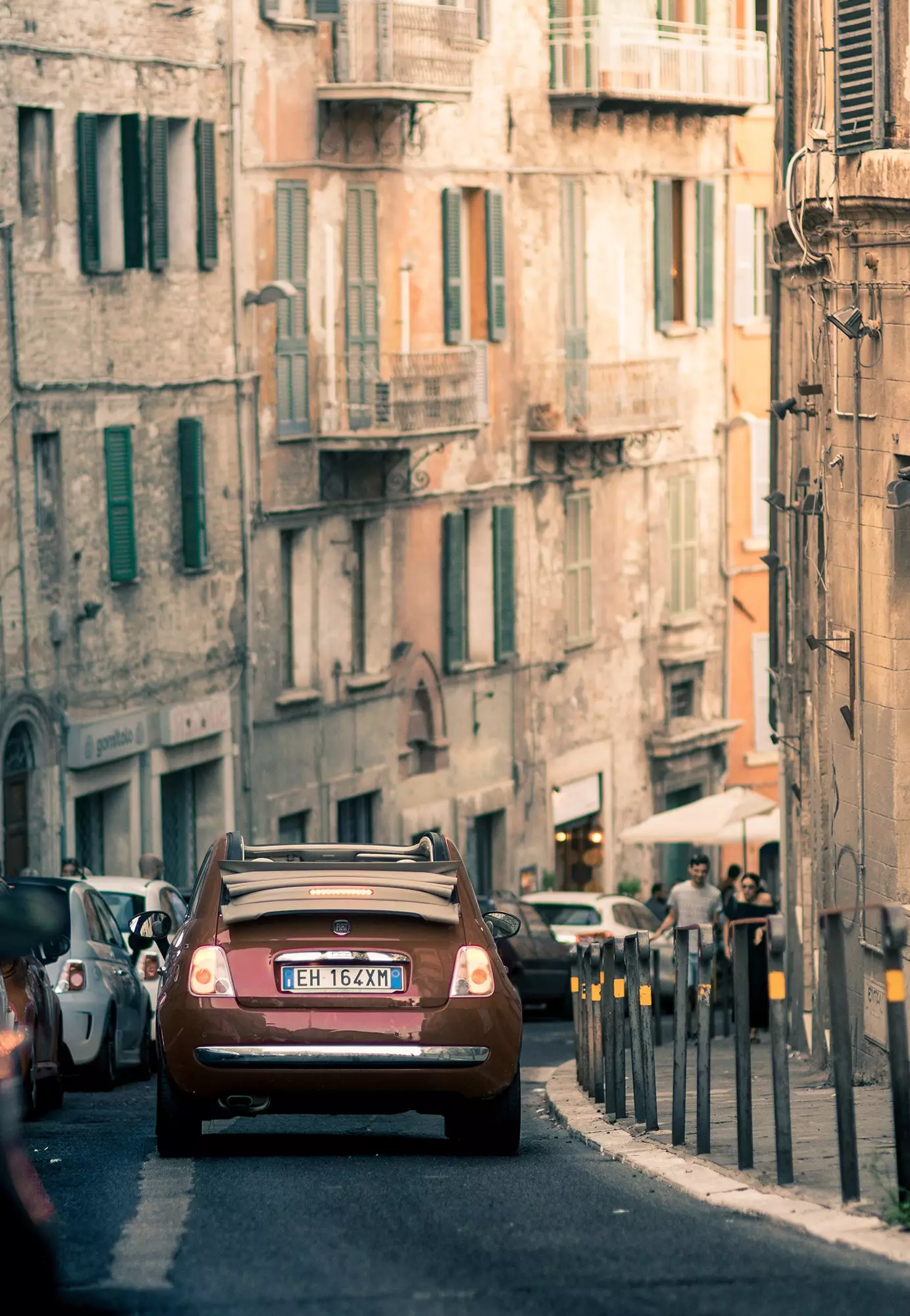 Perugia Steigungen Trapen Standpunkter a vill mëttelalterlech