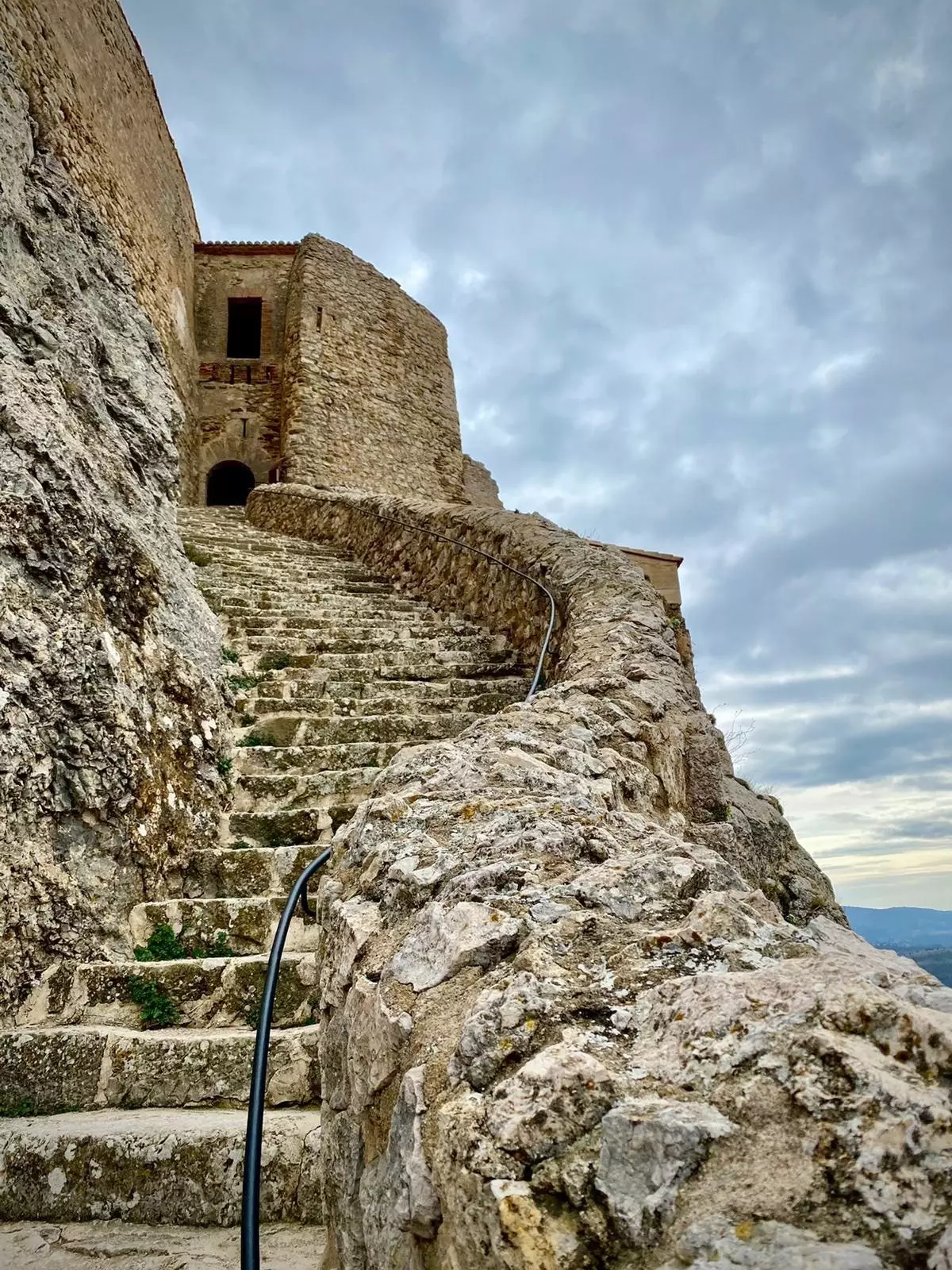 Morella'nın tepesinden