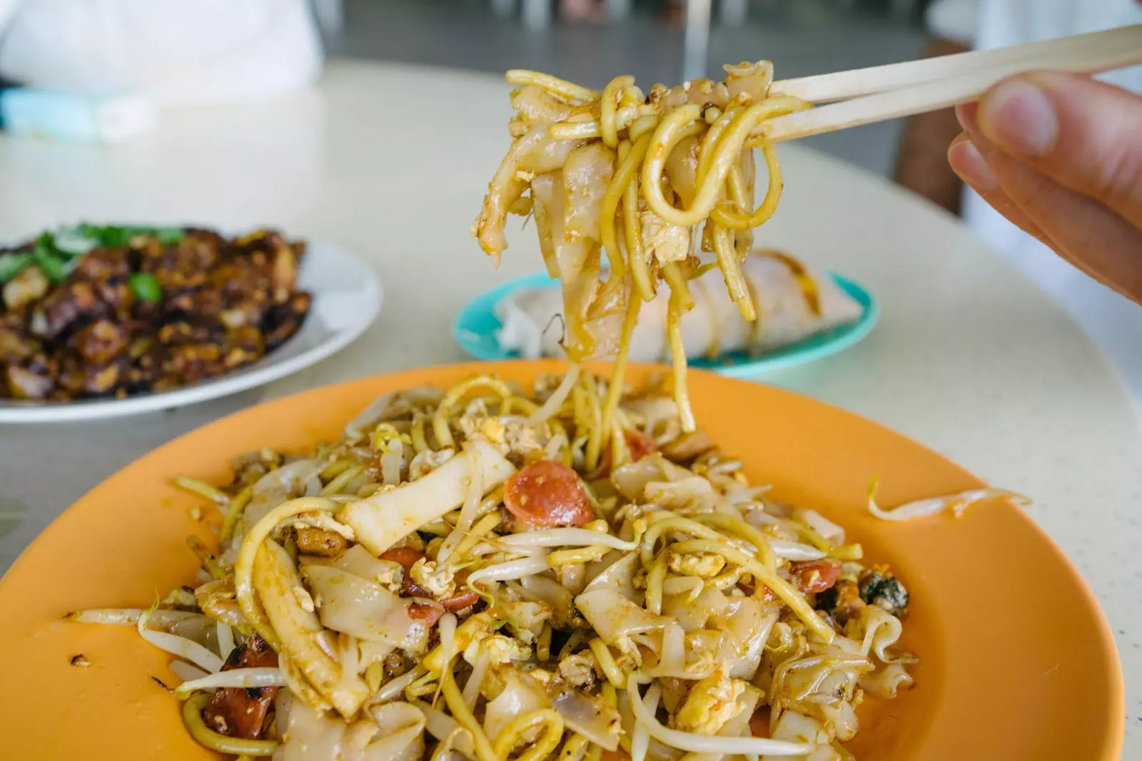 Hawkers het nieuwe immaterieel erfgoed van de mensheid komt uit Singapore