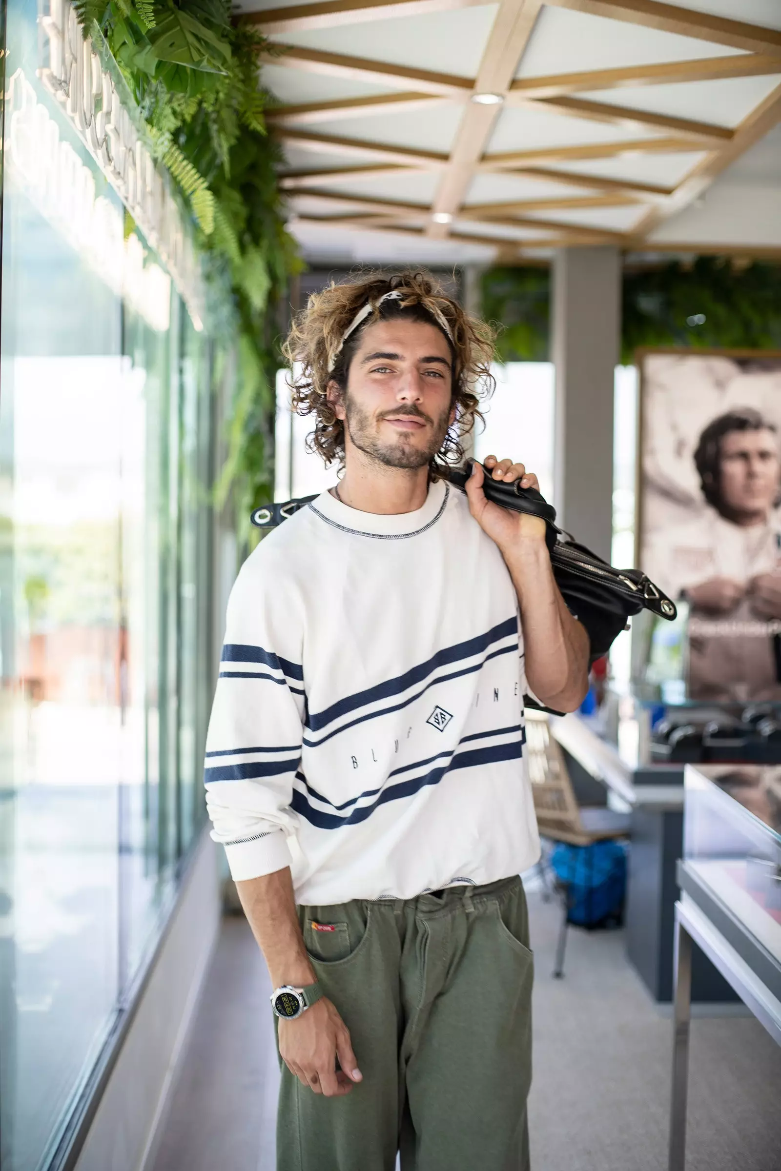 Axel Pons a TAG Heuer butikban La Marina Ibizán