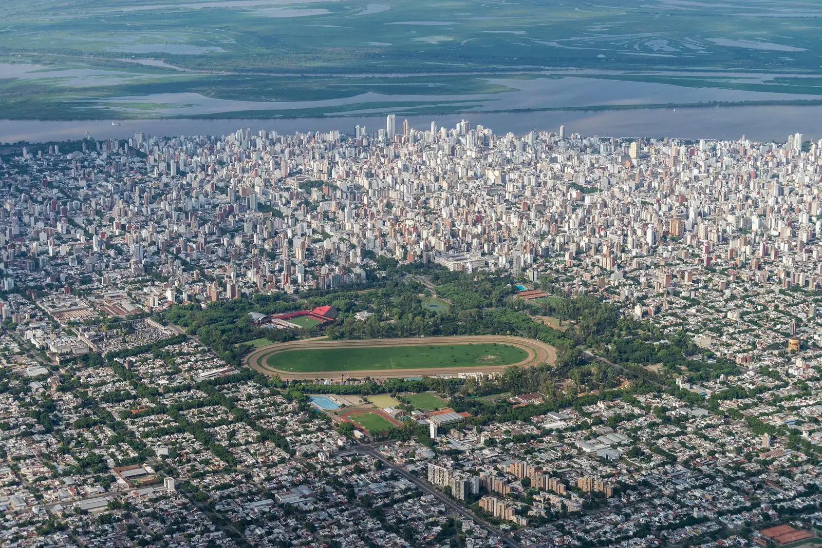 Utsikt over Rosario Argentina