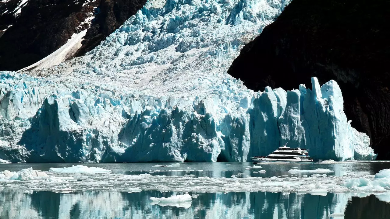 Navigatsioonikaart läbi Argentina liustike