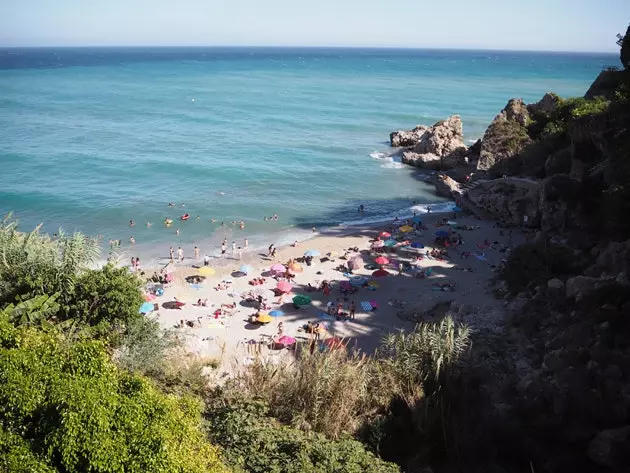 Nerja rannast randa