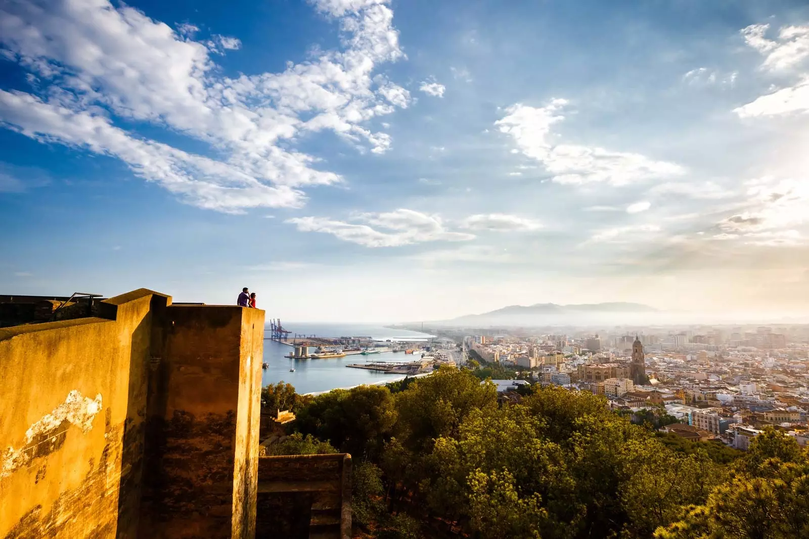 foto de málaga do gibralfaro