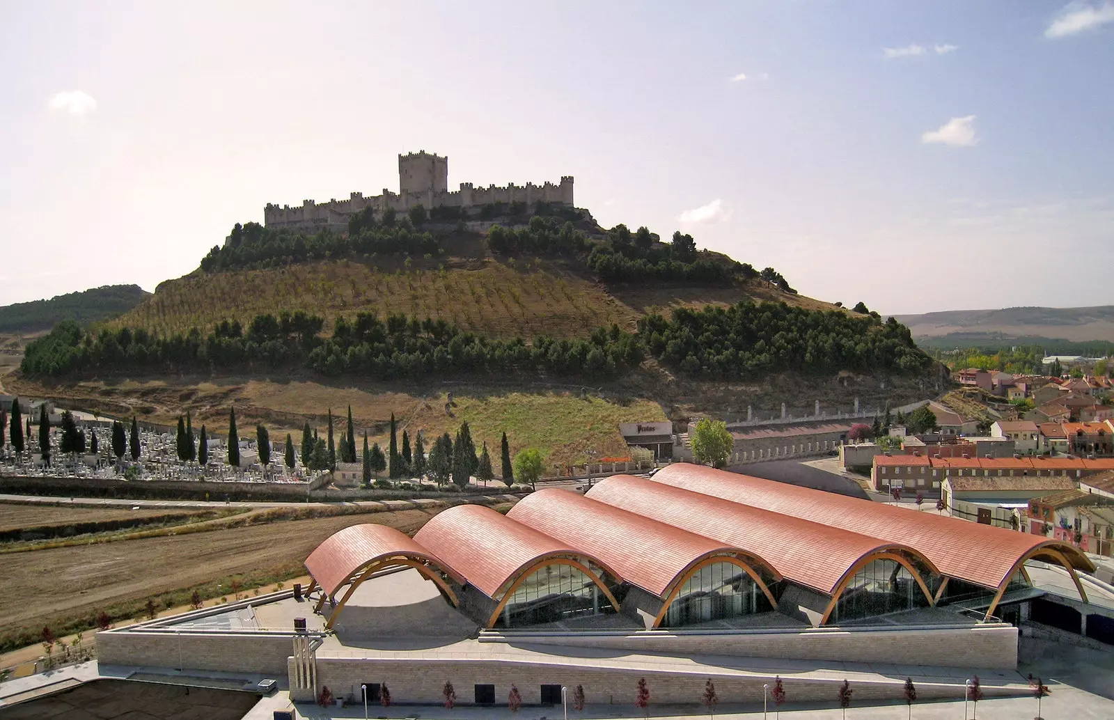 ברכב דרך Ribera del Duero, מסלול בין כרמים מוואלאדוליד לארנדה