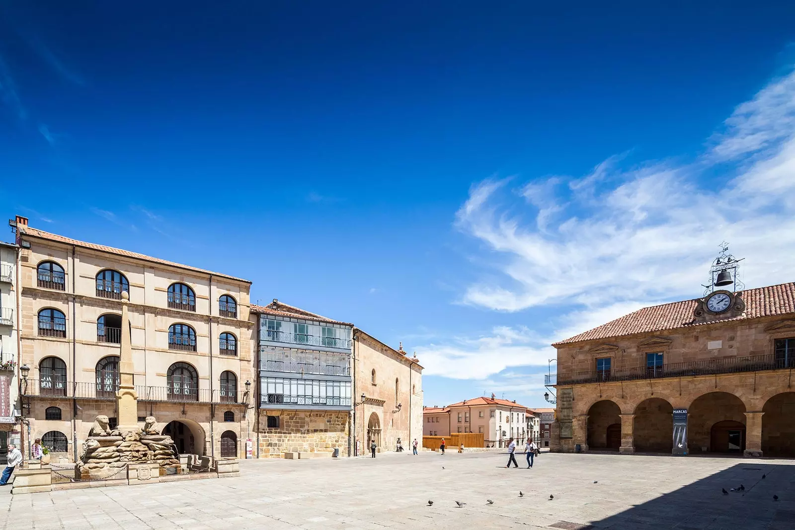 Soria'nın Plaza Mayor'ı.