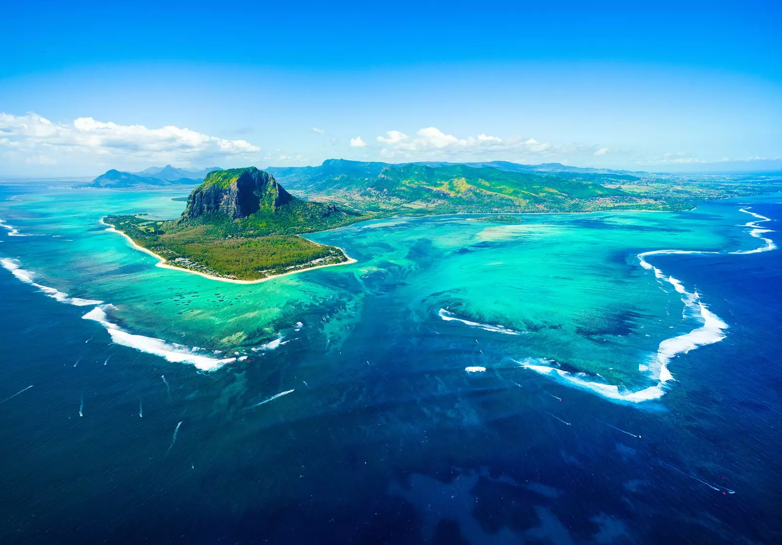 Mauritius dari langit