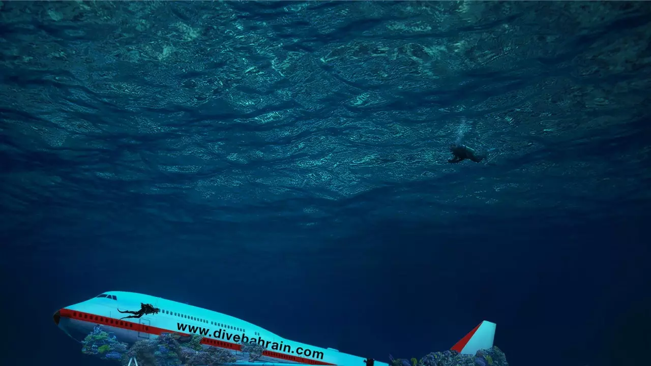 Bahrain wird einen Unterwasser-Themenpark eröffnen und ein versunkenes Flugzeug haben!