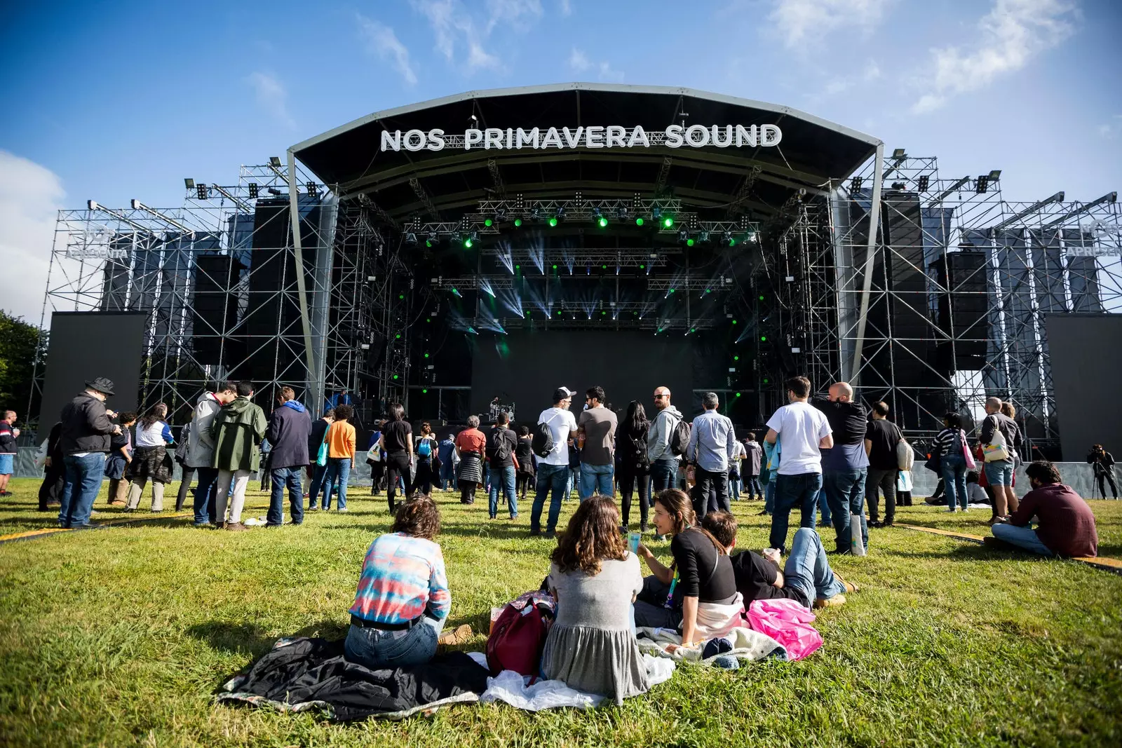 Érkezés a NOS Primavera Sound nagyszínpadára.