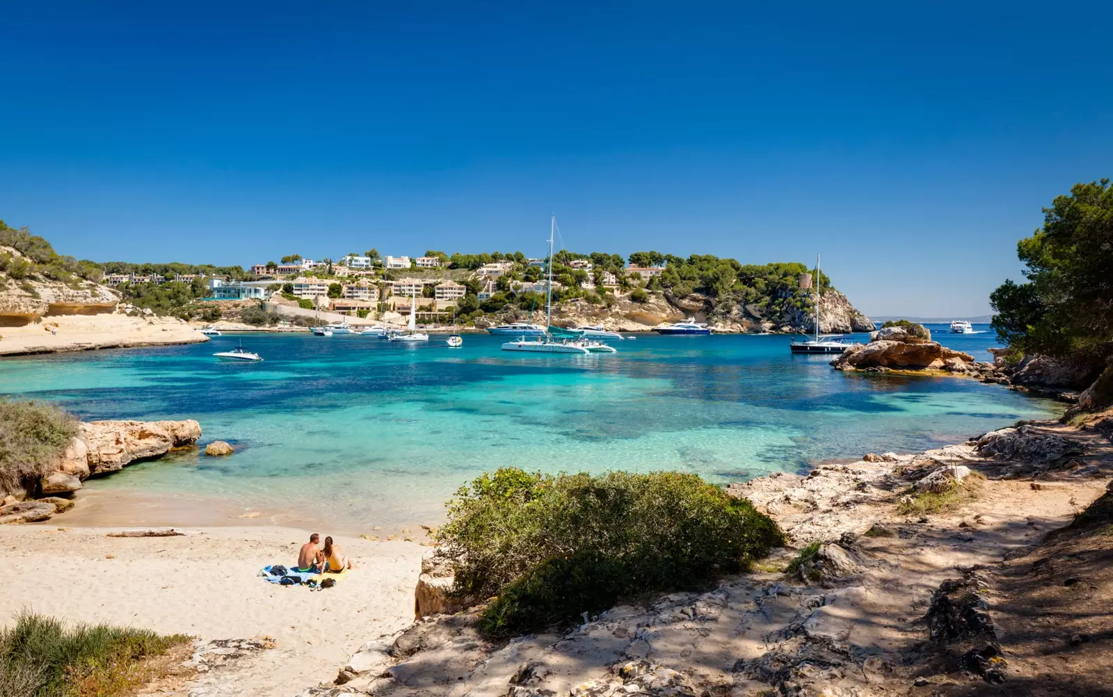 Cala Portal Vells huko Majorca.