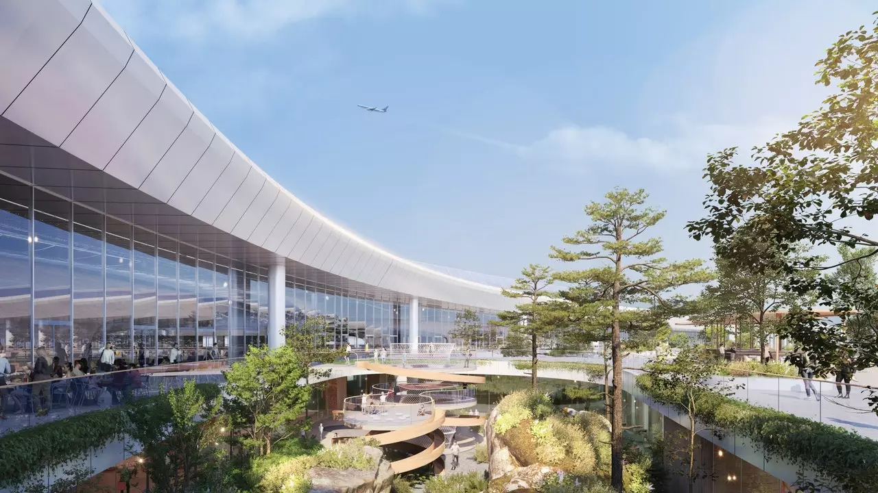 Come un fiume, così sarà questo nuovo terminal di Chongqing in Cina