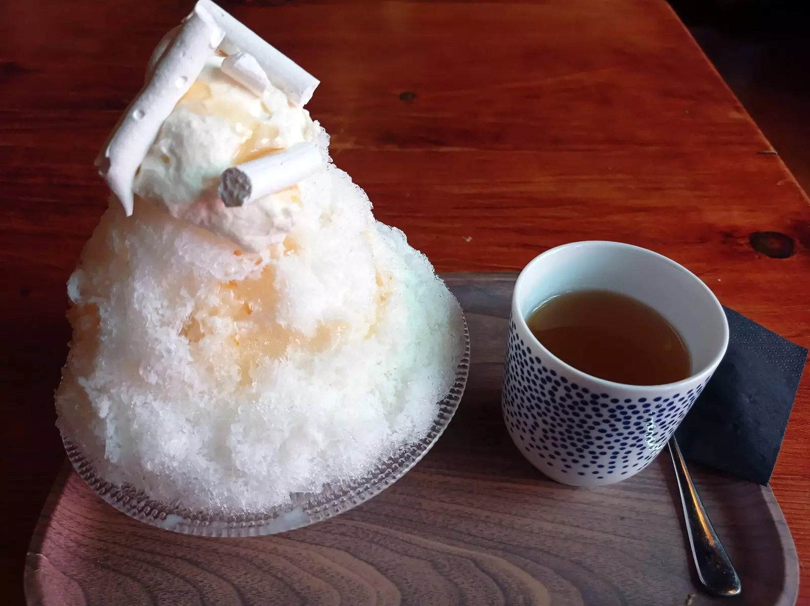 Kakigori ó Panda Patisserie Maidrid