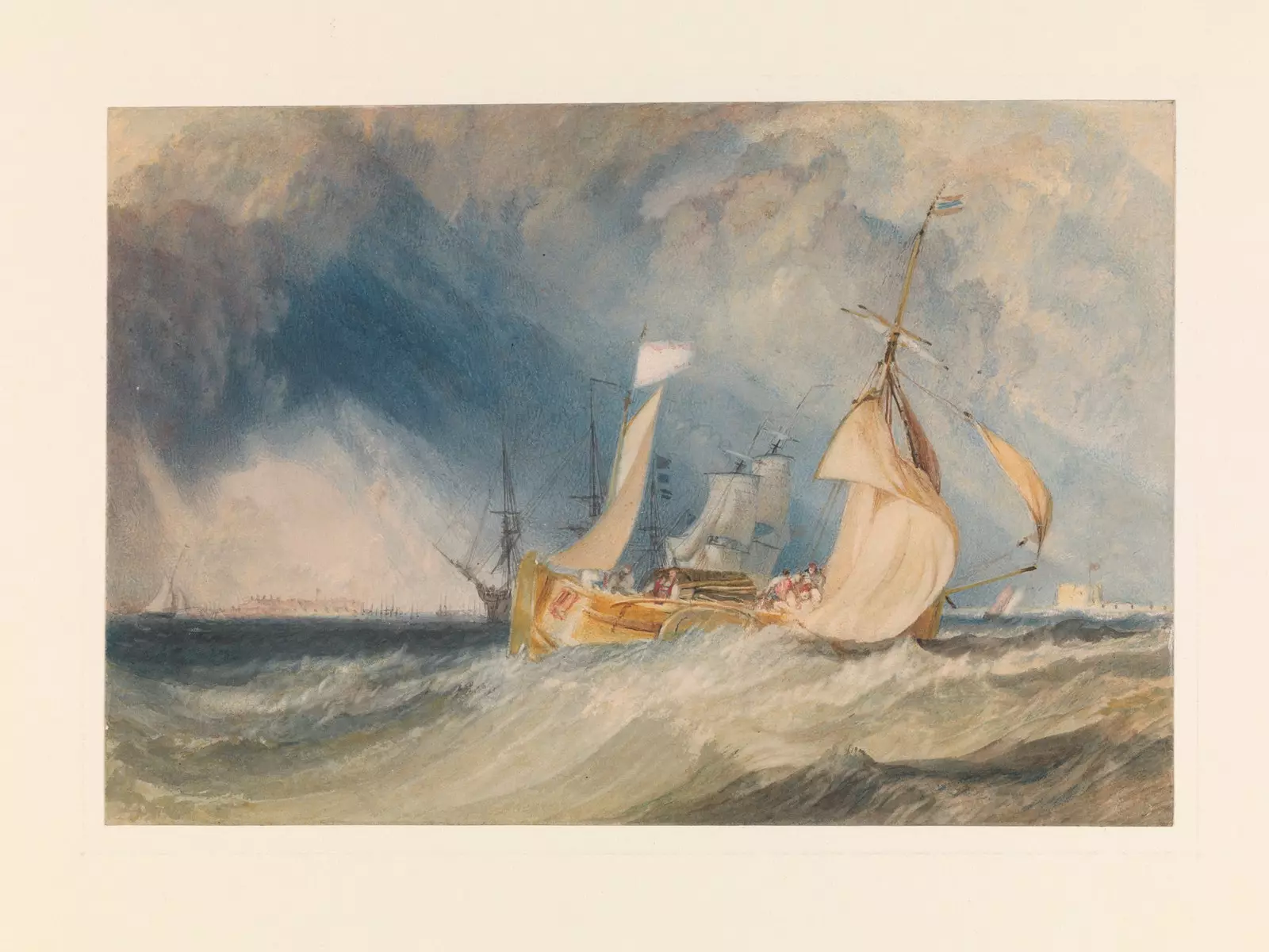 Uchoraji na Joseph Mallord William Turner unaoitwa 'Mouth of the River Humber'