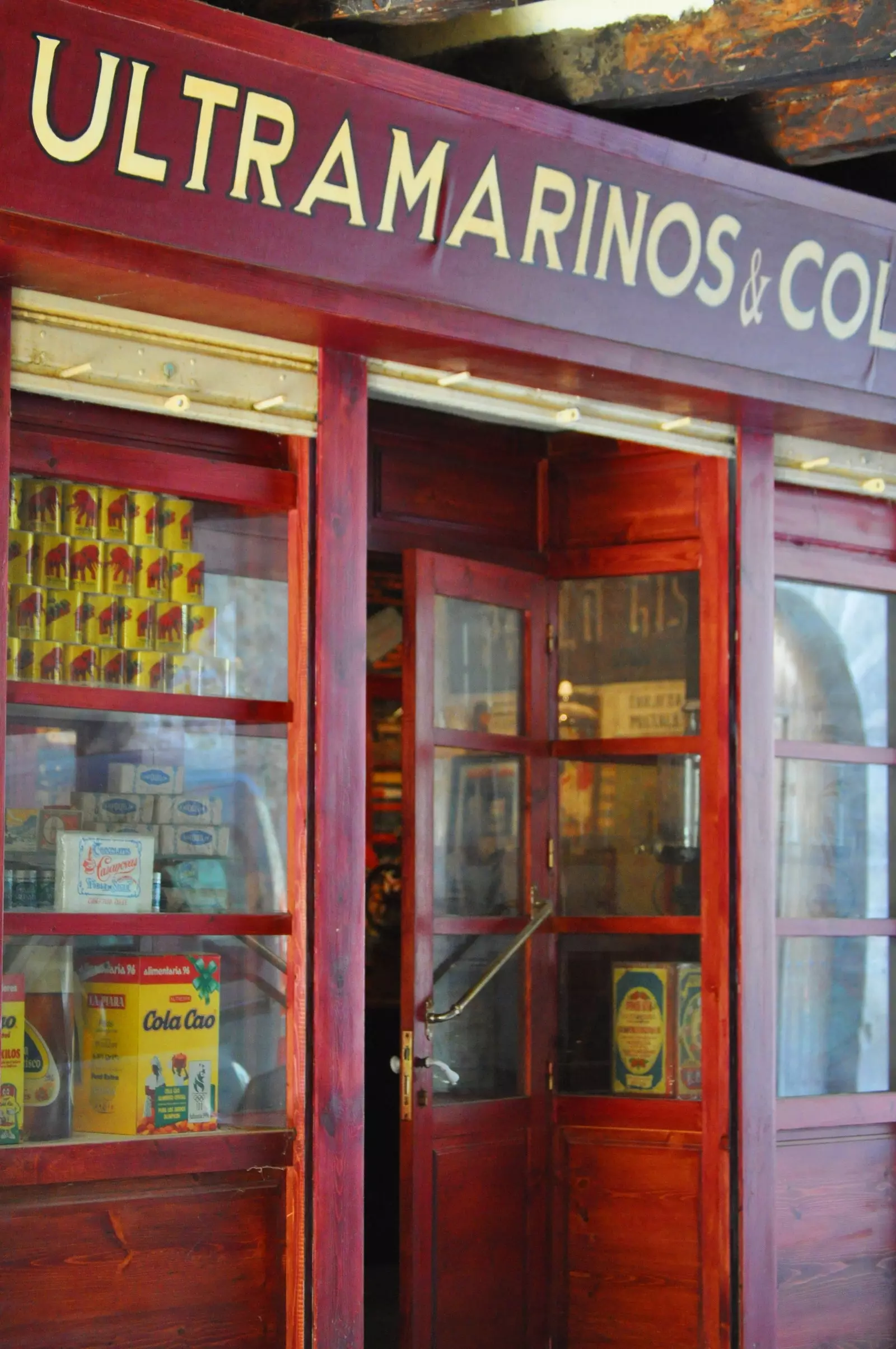 Facade of a grocery store.