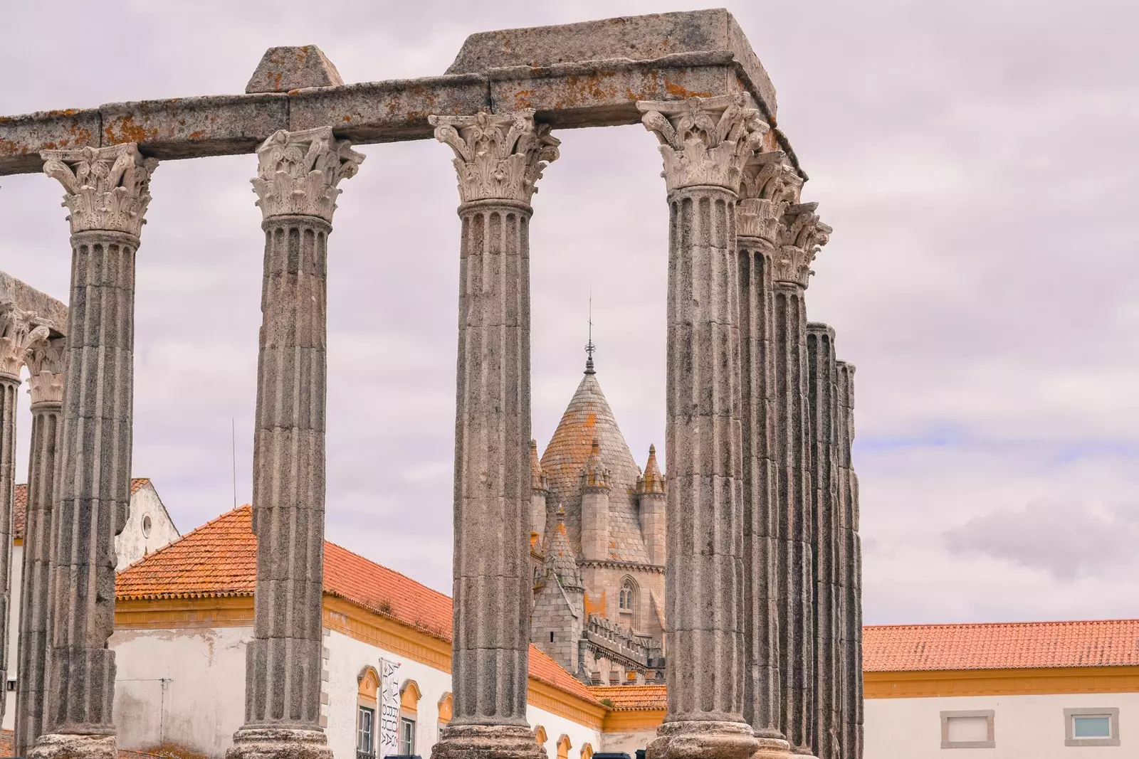 Temple of Diana in Evora.