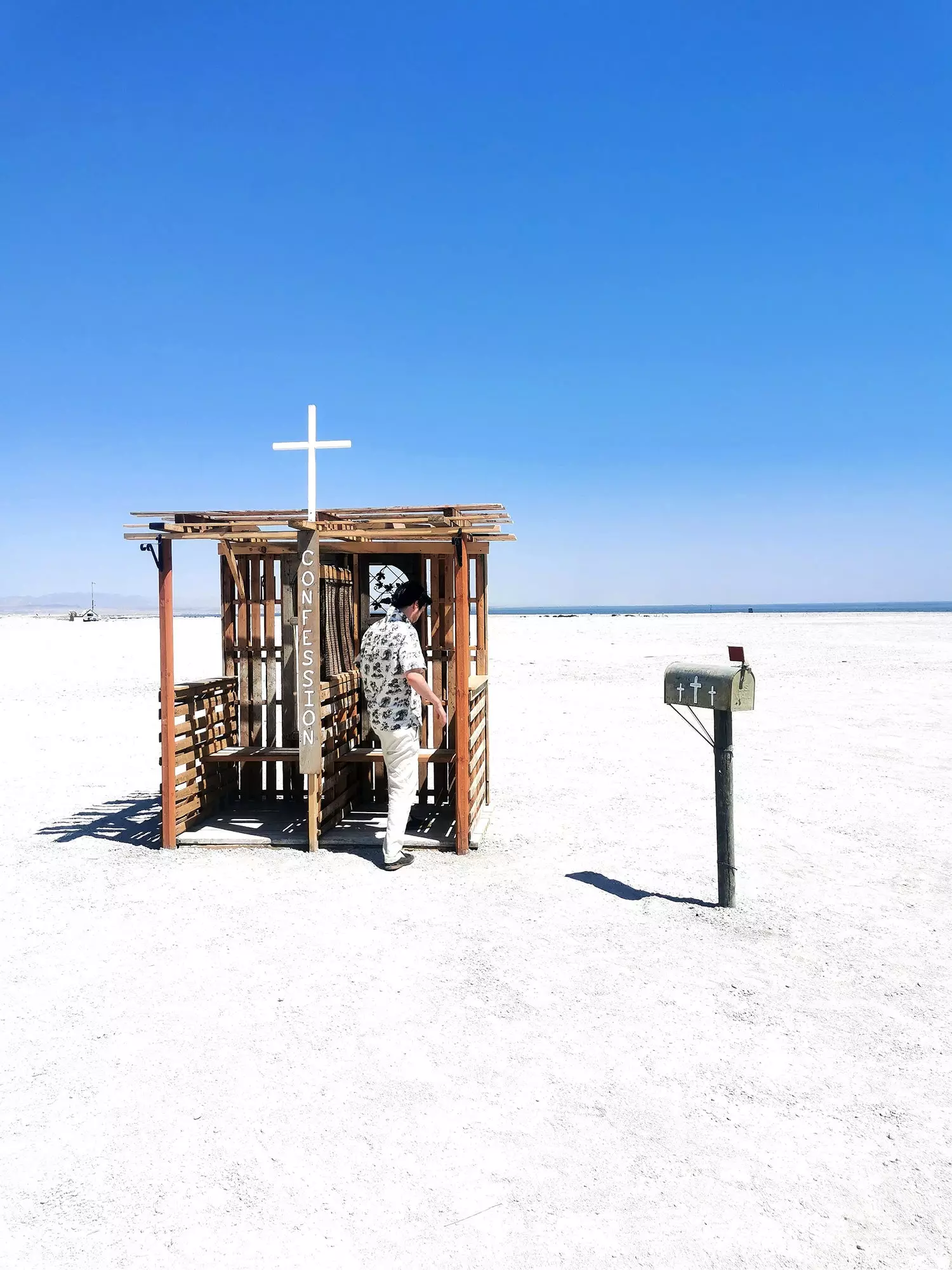 Pangkalan tentera Slab City yang terbengkalai di California