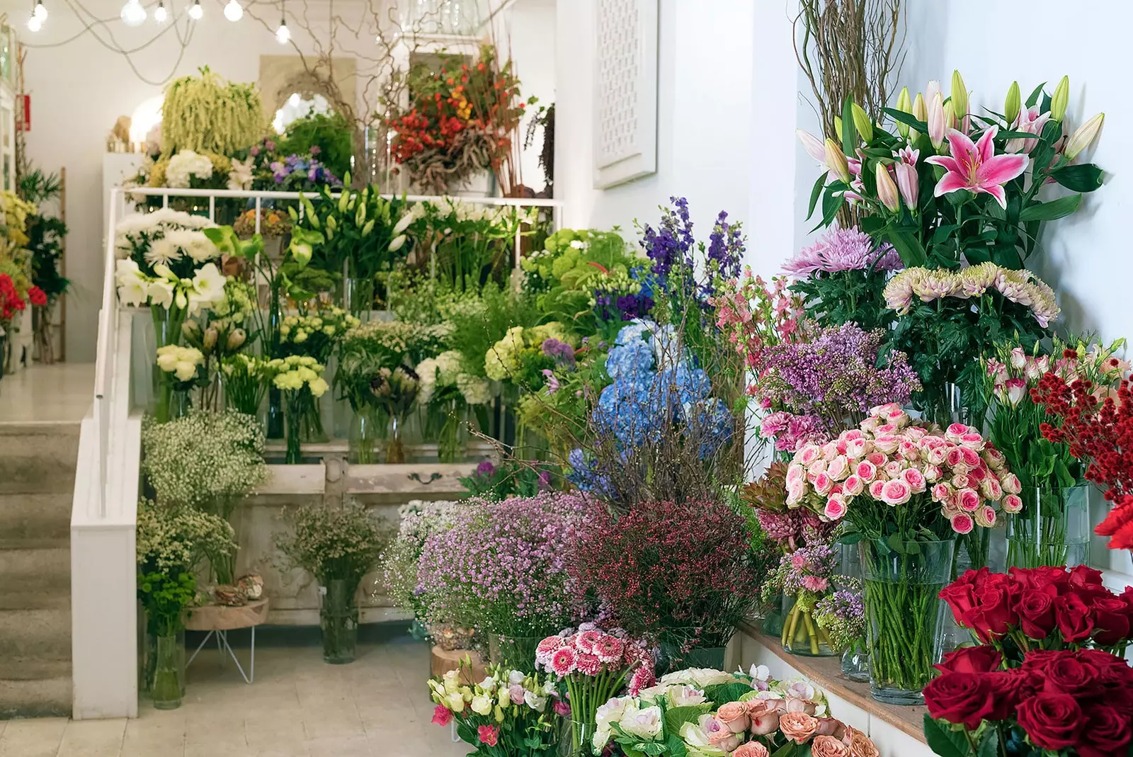 Blomsterhandlere byder foråret velkommen