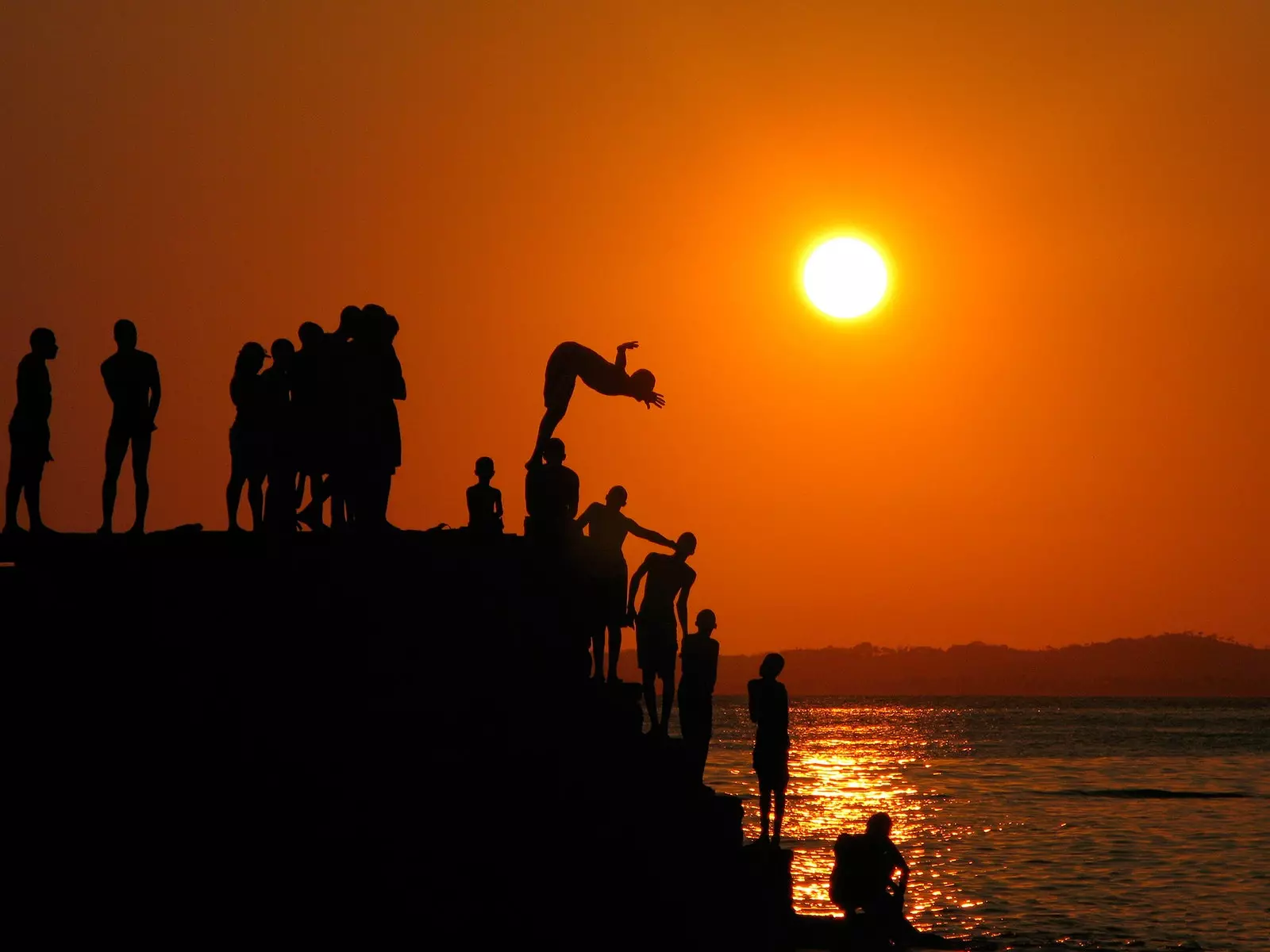 Zonsondergang in Porto da Barra