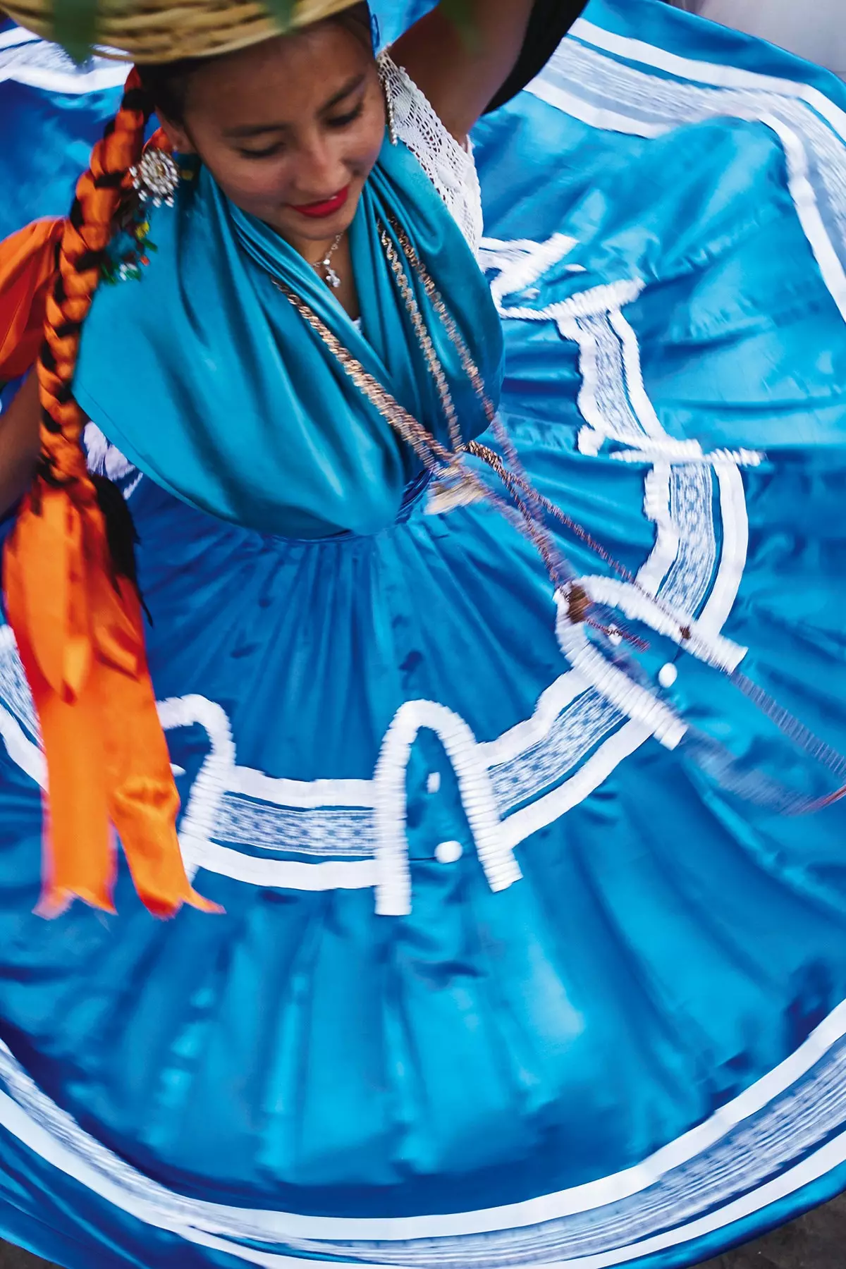 Woman dancing at a local fair