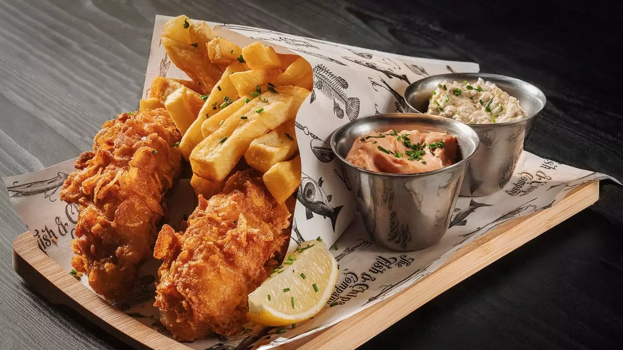 Fish & Chips Company veya Malasaña'daki en saf İngiliz tarzında nasıl yenir