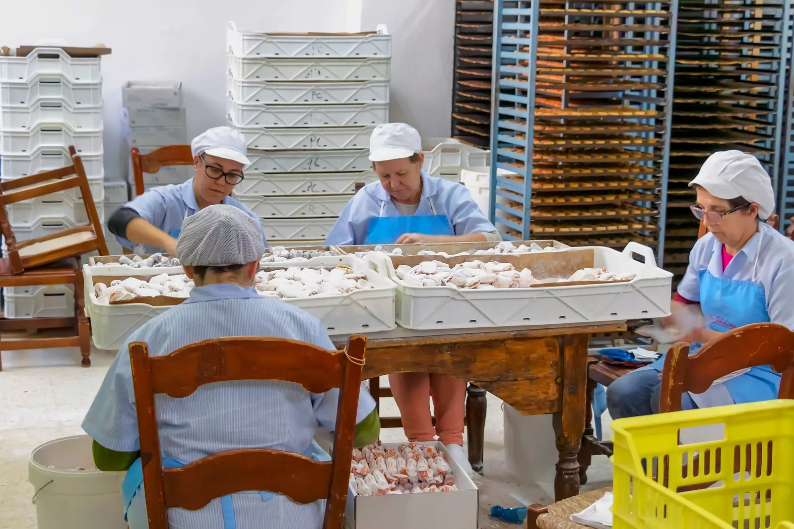 Trapios tešlos ir trapios tešlos ruošimas Estepa Sevilla.nbsp