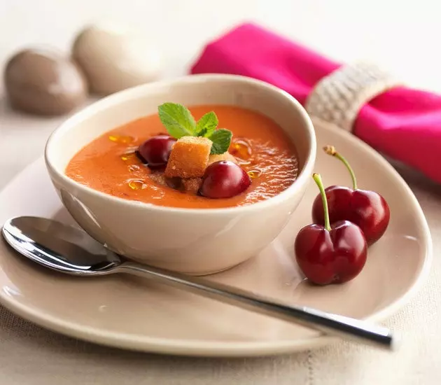 Gazpacho με κεράσια Jerte