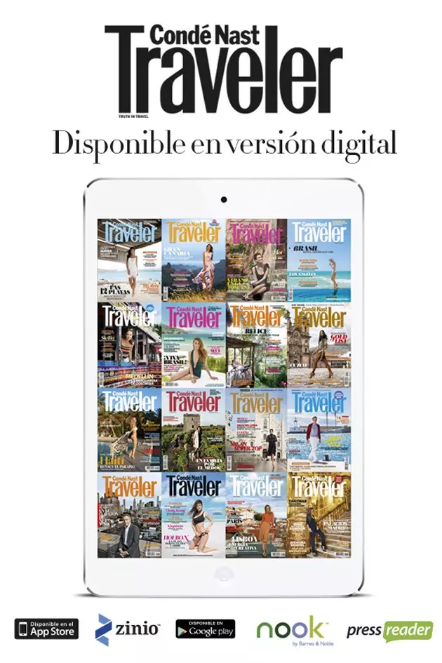 Desfrute do Cond Nast Traveler em formato digital