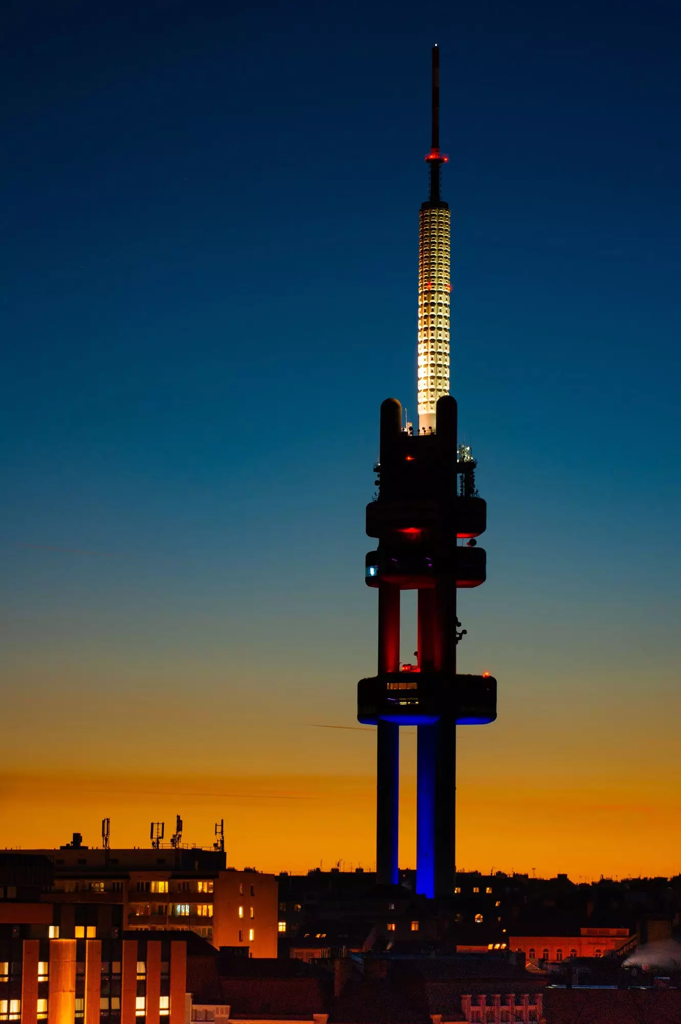 Prague TV Tower 1985