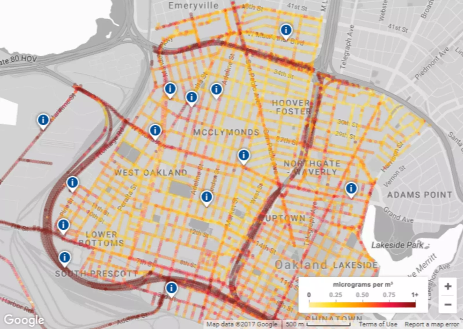 Google map per combattere l'inquinamento