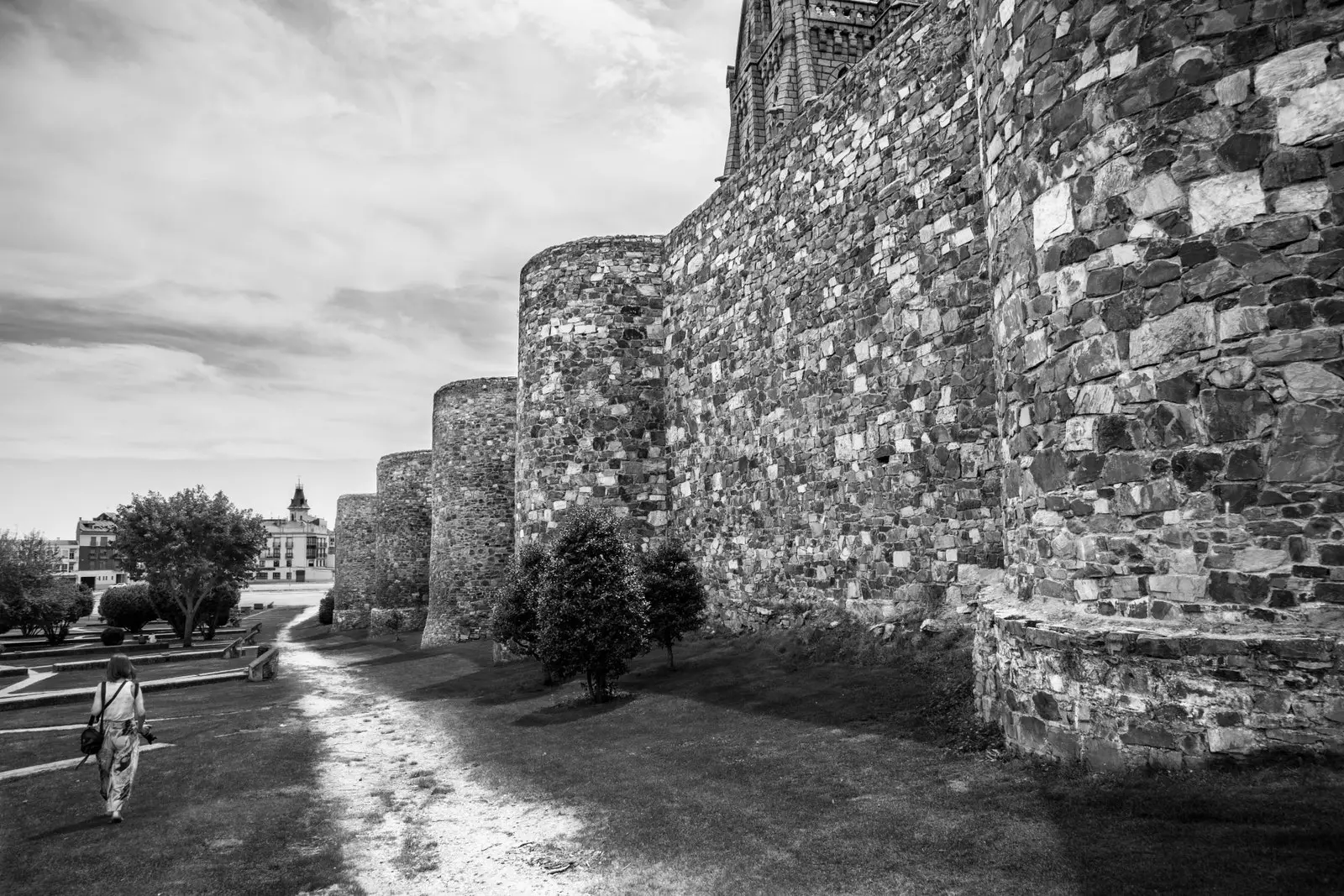 Rester av de romerske murene i Astorga.