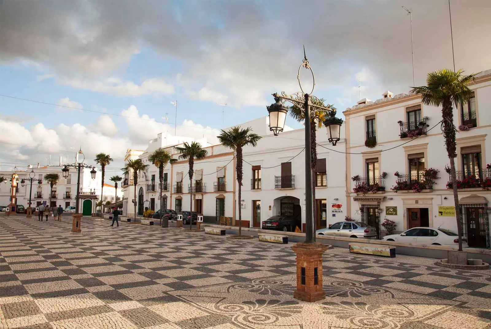 Die Plaza von Spanien in Olivenza