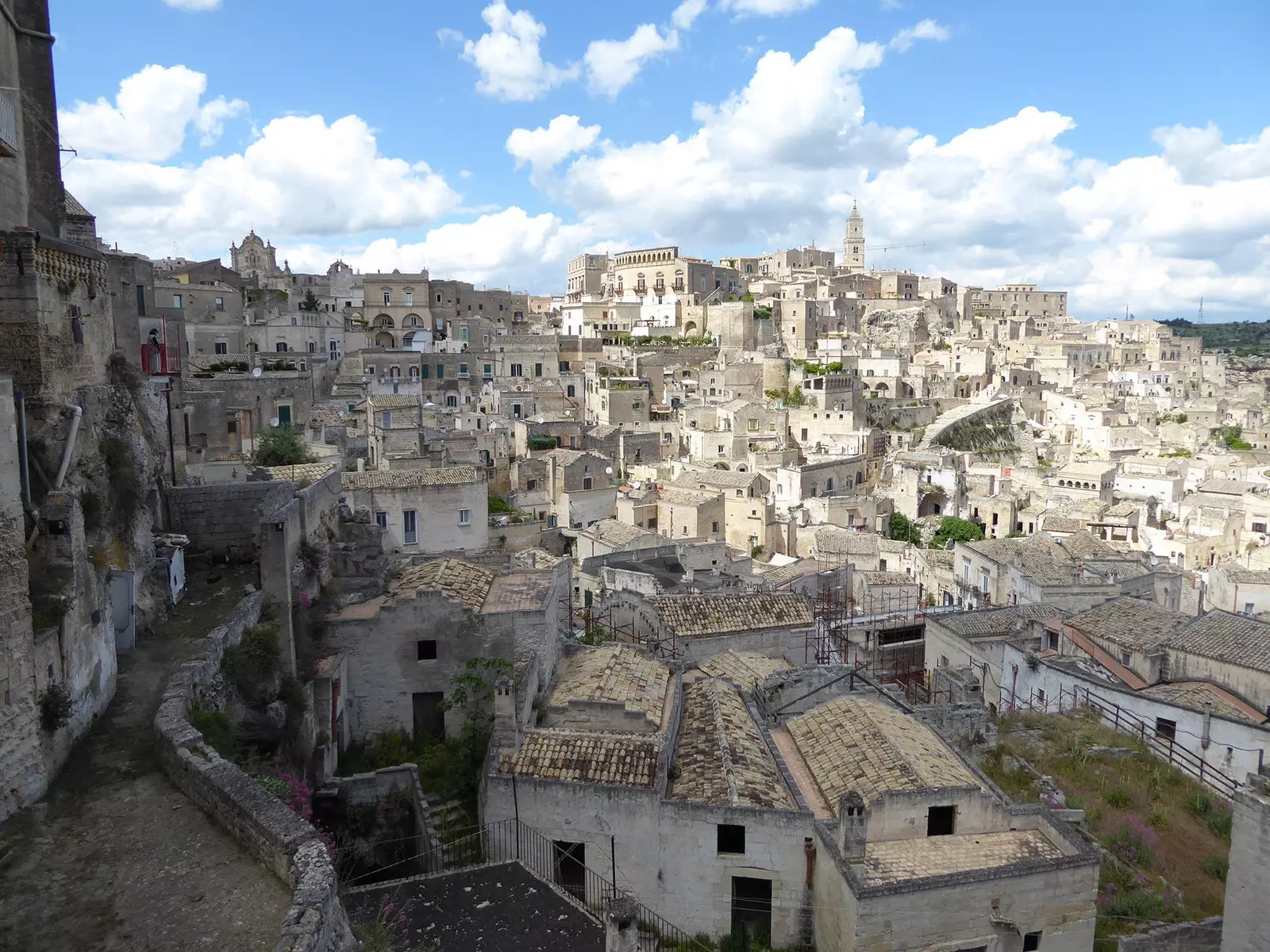 Vue de Matera Italie