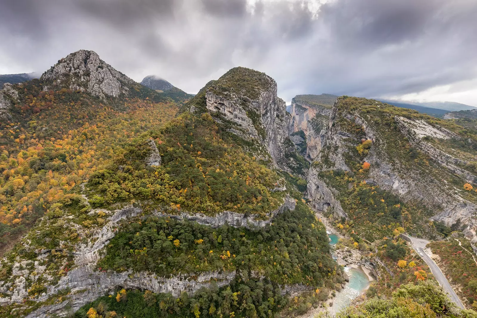 O ponto sublime da viagem, o grande miradouro sobre a Garganta del Verdón