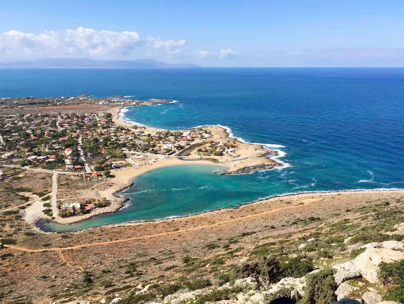 chania island view