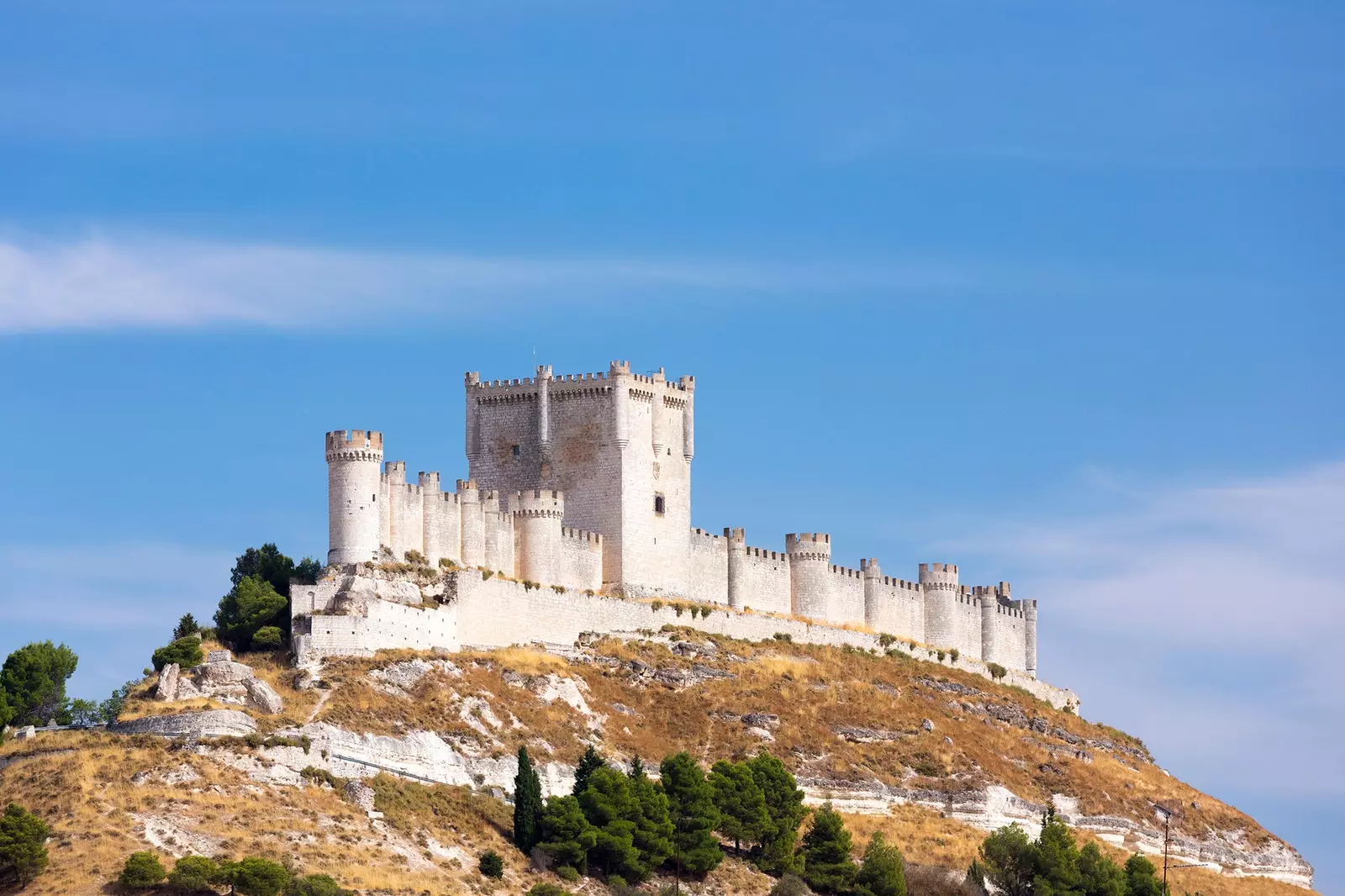 Peñafiel in njegov grajski čoln