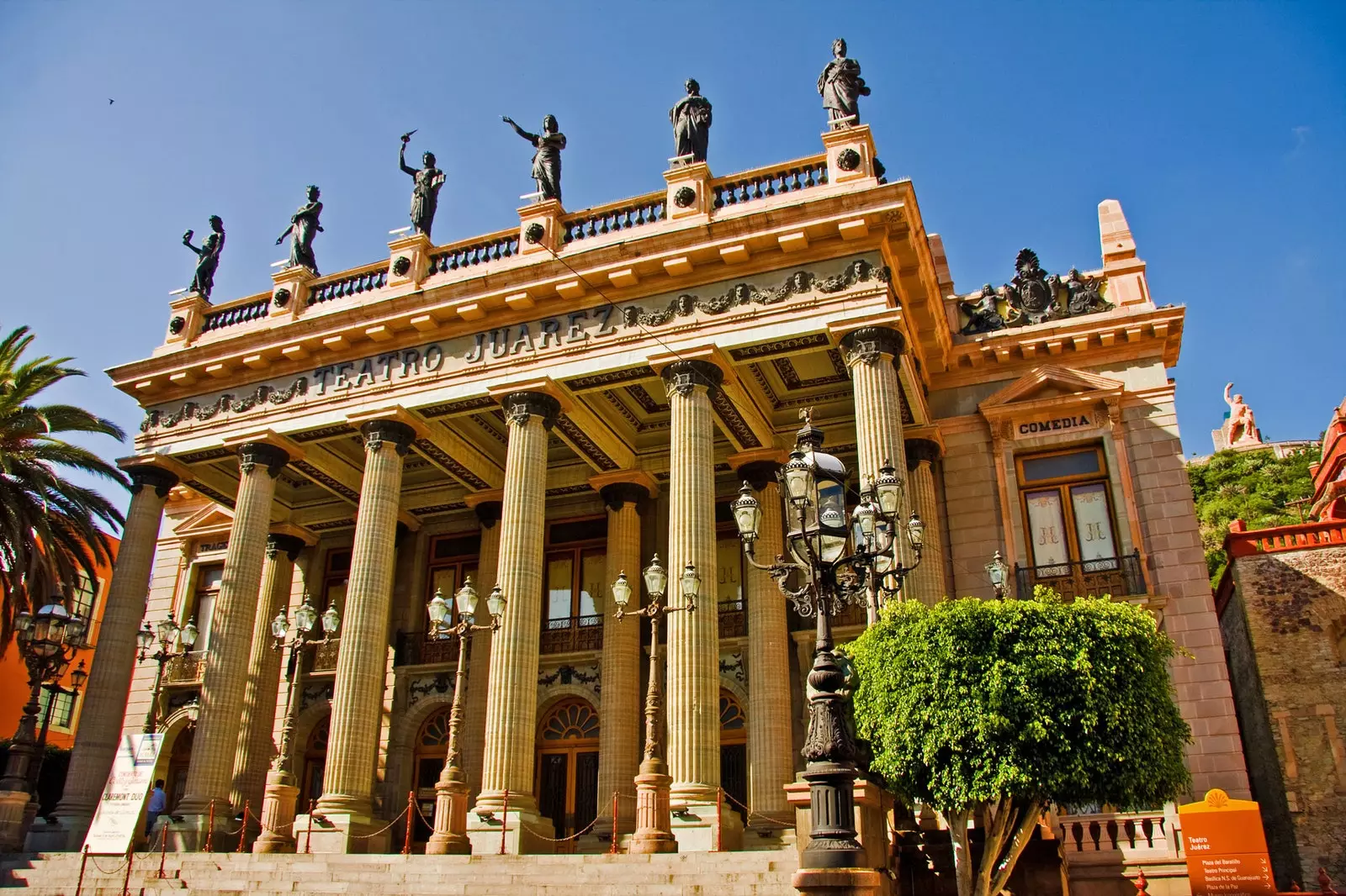 The Juárez Theater built between 1873 and 1903