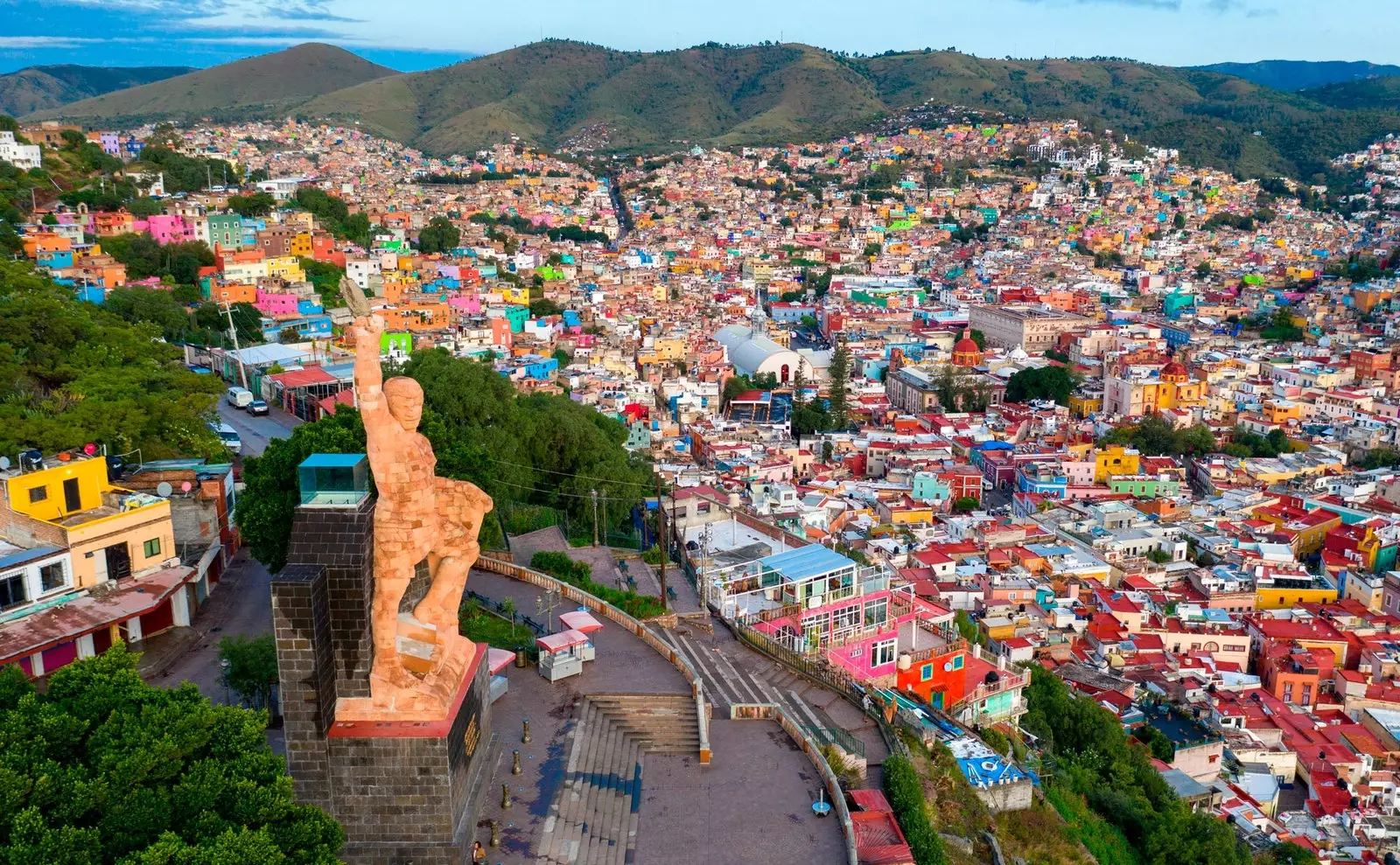 Monument à Pípila, le grand héros de l'indépendance mexicaine