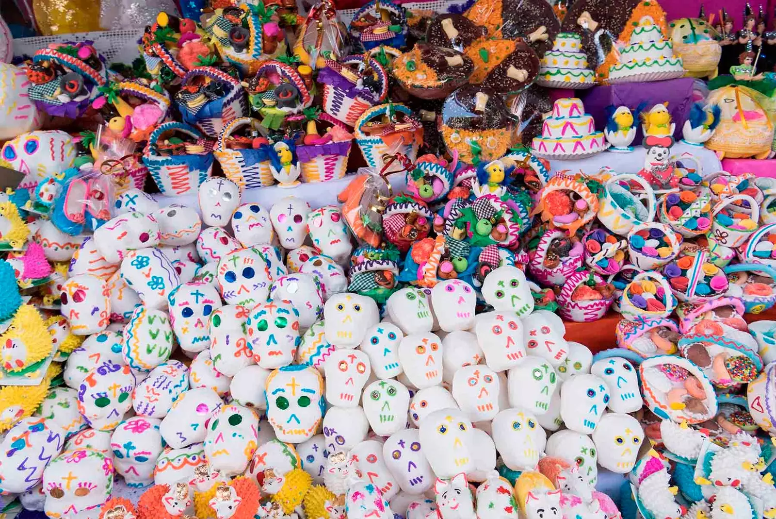 Sugar skulls at the Craft Market