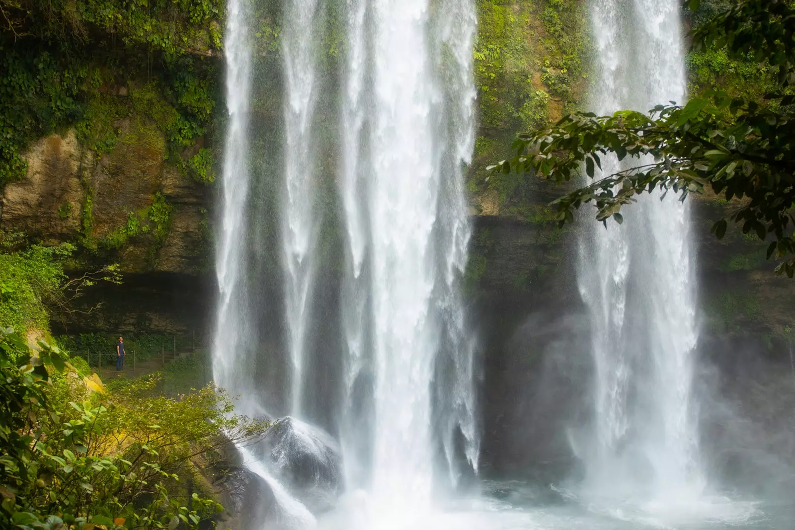 Misol cascata Chiapas Messico.