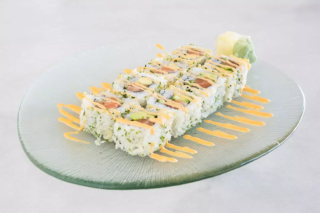 Roll Crunchy Salmon från L.A. Sushi