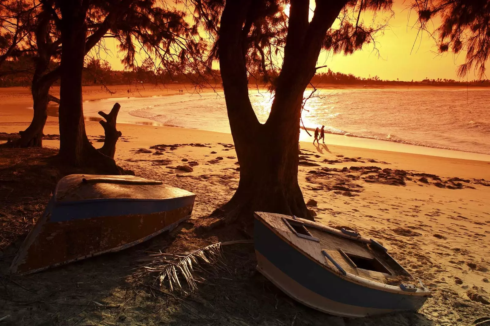 Praia de Vilanculos em Moçambique