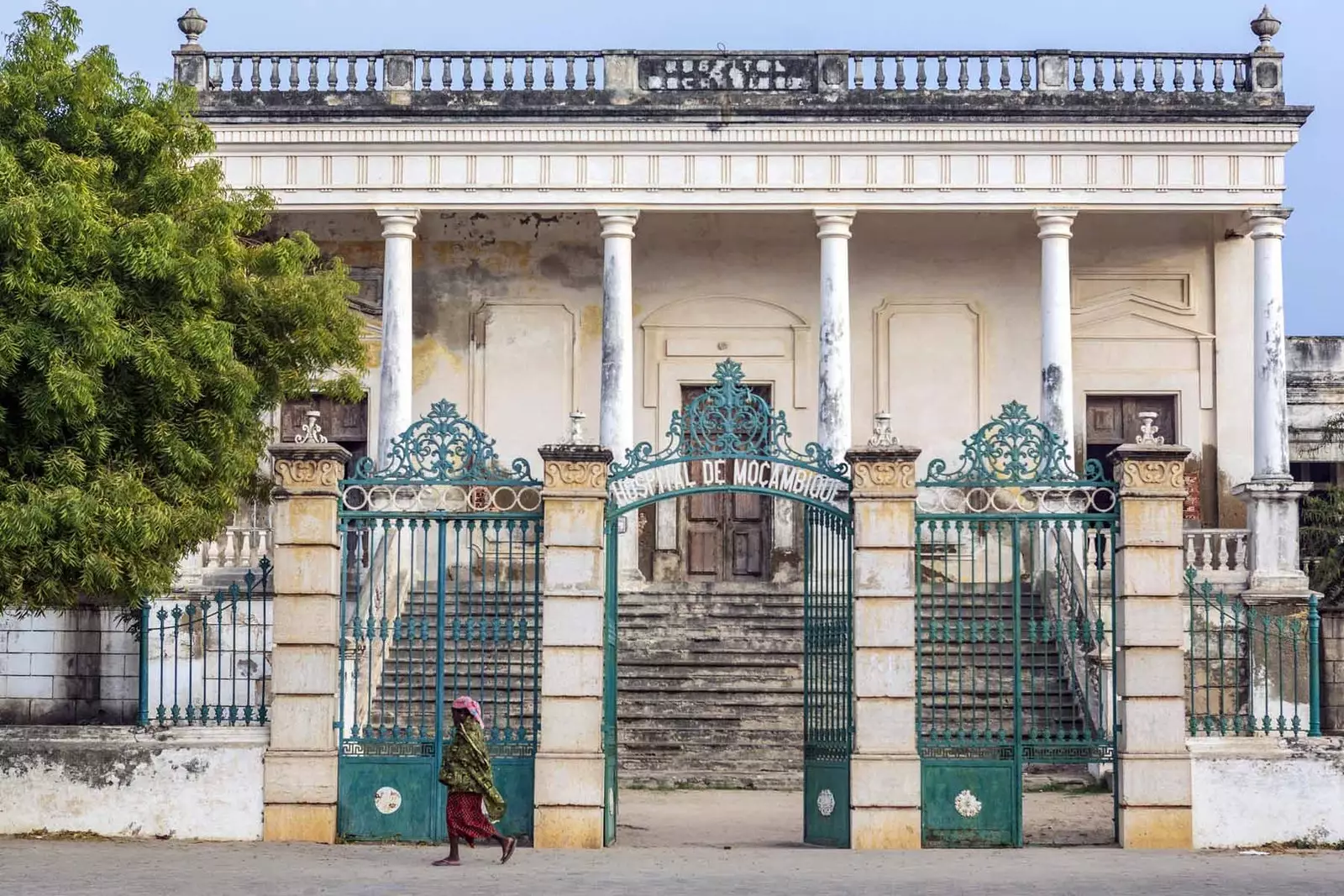 szpital kolonialny Wyspa Mozambiku