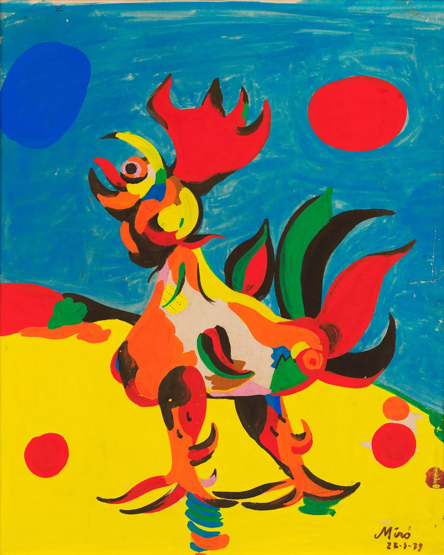 Ayam jantan oleh Joan Miró