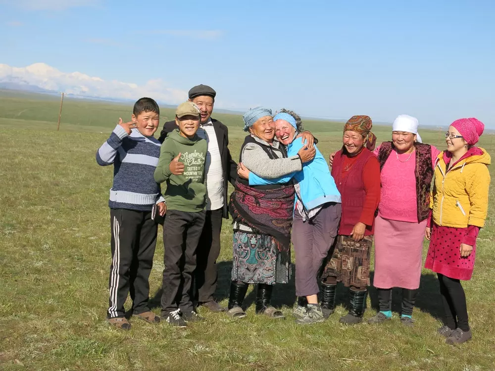 Blanka Fernnez o'zining to'xtash joylaridan birida.