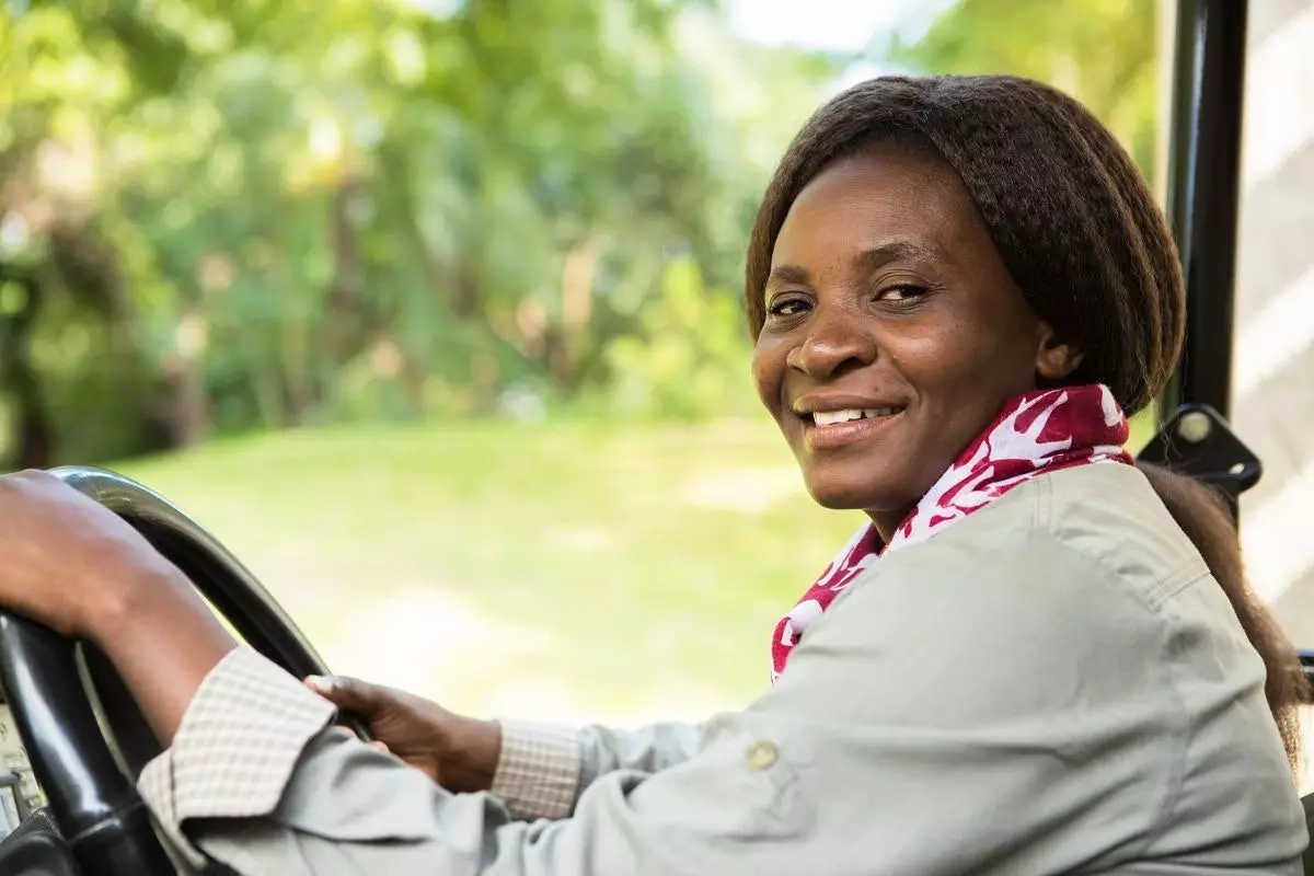 Panduan safari Florence Kagiso di Botswana.