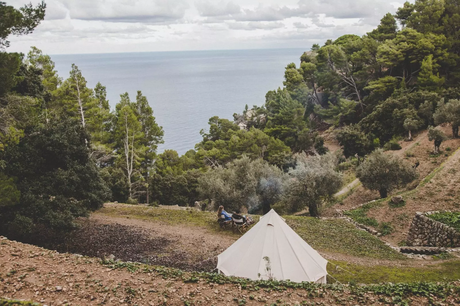 The Glamping nomadic retreats on the island of Mallorca.