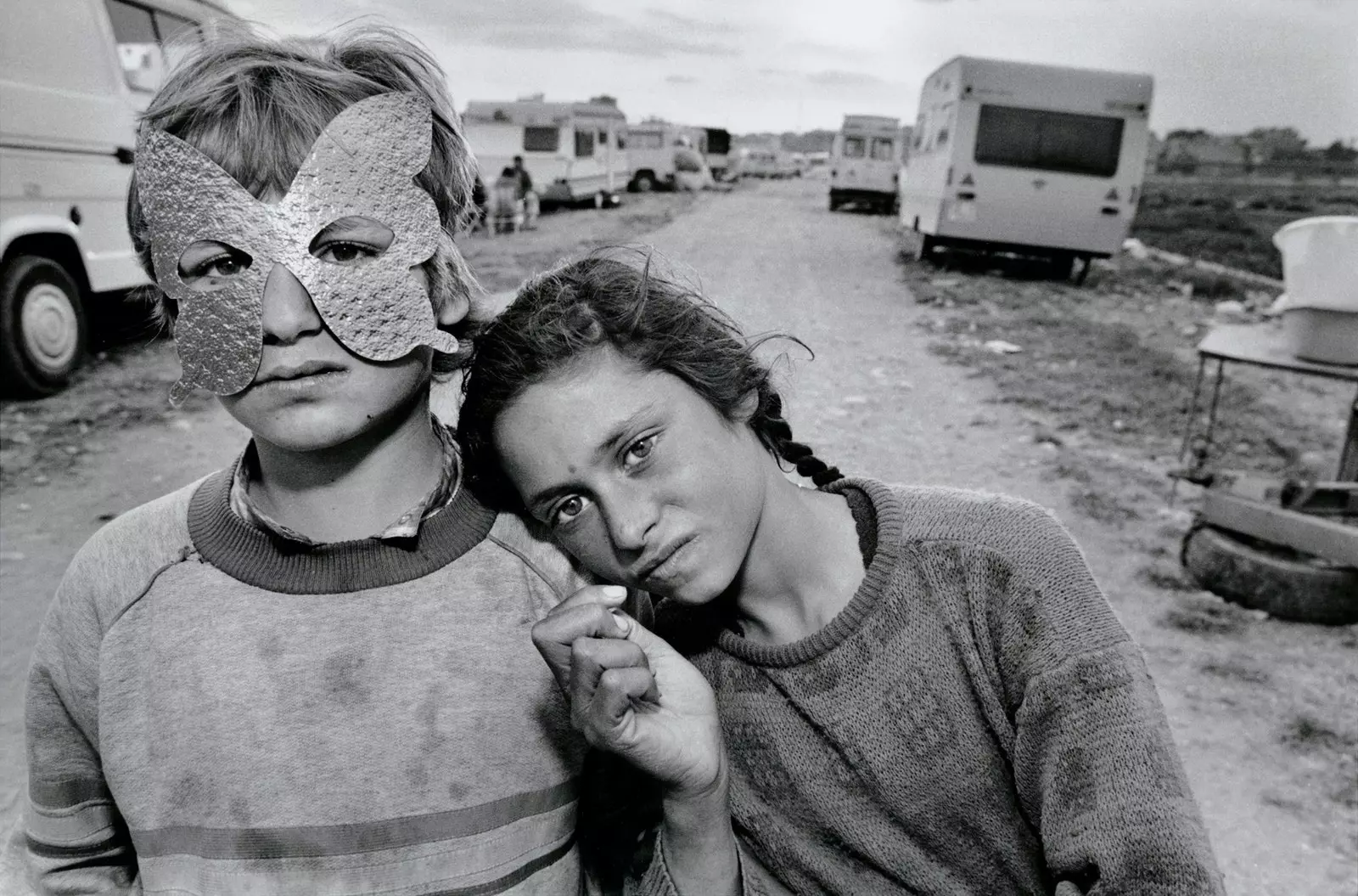 Gypsy Camp Barcelona Spain 1987.